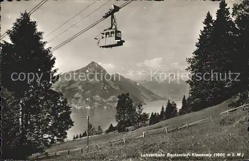 Seilbahn Beckenried Klewenalp  Kat. Bahnen