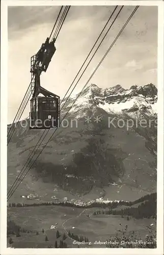 Seilbahn Gerschni Truebsee Engelberg  Kat. Bahnen