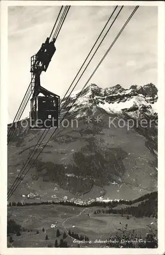 Seilbahn Gerschni Truebsee Engelberg Kat. Bahnen