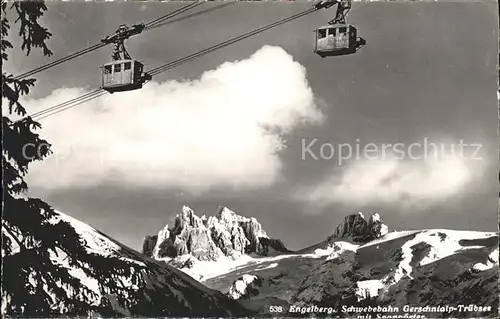 Seilbahn Gerschnialp Truebsee Engelberg Spannoerter  Kat. Bahnen