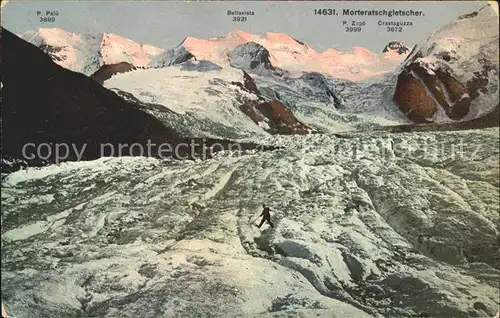 Gletscher Morteratschgletscher  Kat. Berge