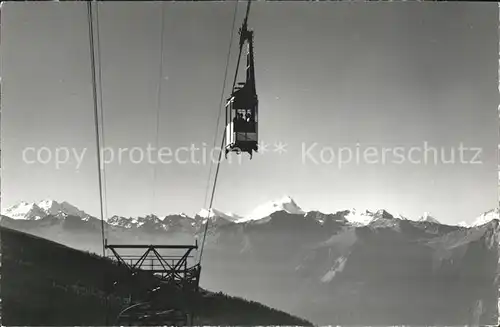 Seilbahn Leukerbad Gemmipass Mischabel Weisshorn Matterhorn Kat. Bahnen