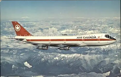 Flugzeuge Zivil Air Canada Boeing 747  Kat. Airplanes Avions