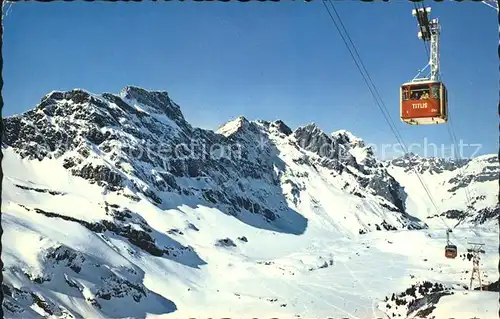 Seilbahn Titlis Engelberg Truebsee Juchlipass  Kat. Bahnen