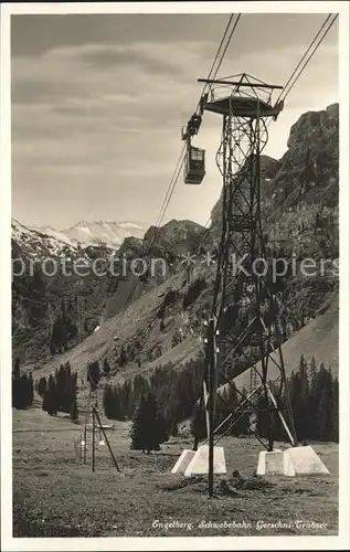 Seilbahn Gerschni Truebsee Engelberg Kat. Bahnen