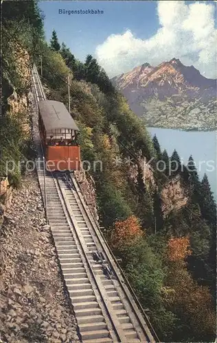 Zahnradbahn Buergenstockbahn Kat. Bergbahn