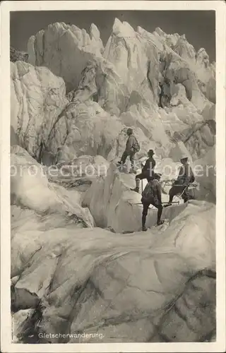 Gletscher Wanderung  Kat. Berge