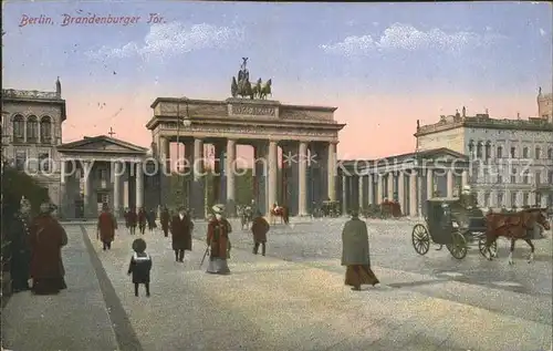 Brandenburgertor Berlin  Kat. Gebude und Architektur