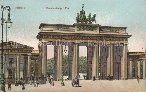 Brandenburgertor Berlin Kat. Gebude und Architektur