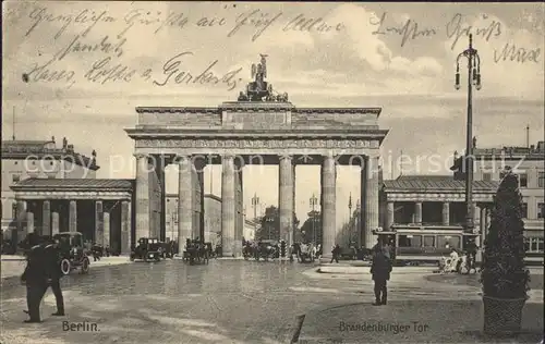 Brandenburgertor Berlin  Kat. Gebude und Architektur