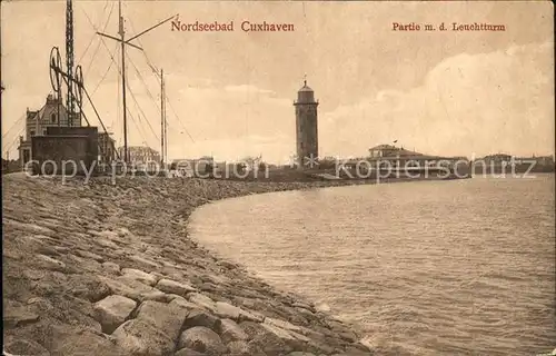 Leuchtturm Lighthouse Cuxhaven  Kat. Gebaeude