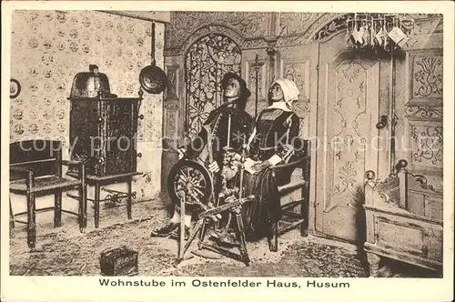 Spinnrad Wohnstube Ostenfelder Haus Husum  Kat. Handwerk