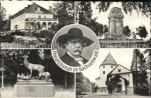 Bismarck Friedrichsruh Sachsenwald Schloss Bismarckmausoleum  Kat. Persoenlichkeiten