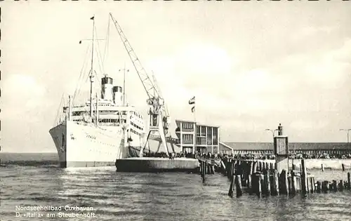 Dampfer Oceanliner Italia Cuxhaven Steubenhoeft Kat. Schiffe