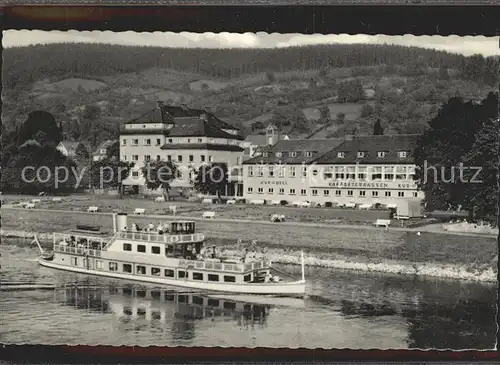 Motorschiffe Bad Karlshafen Sanatorium Kindersolbad  Kat. Schiffe