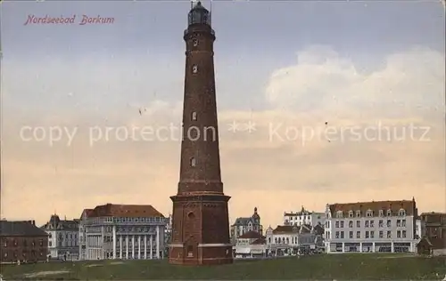 Leuchtturm Lighthouse Borkum Kat. Gebaeude