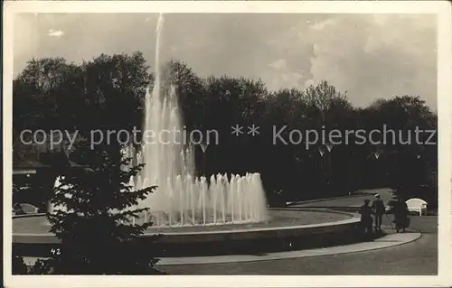 Gartenschau Reichsgartenschau Dresden Leuchtfontaene Kat. Expositions