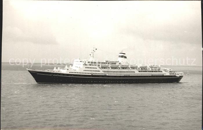 Dampfer Oceanliner Alexander Puschkin Bremerhaven Kat. Schiffe Nr