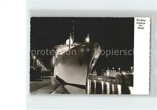 Dampfer Oceanliner Gripsholm Neue Schleuse Brunsbuettelkoog  Kat. Schiffe