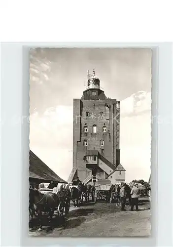 Leuchtturm Lighthouse Insel Neuwerk Wattwagen Kat. Gebaeude