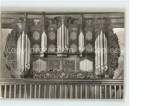 Kirchenorgel Pellworm Alte Kirche Arp Schnitger Orgel  Kat. Musik