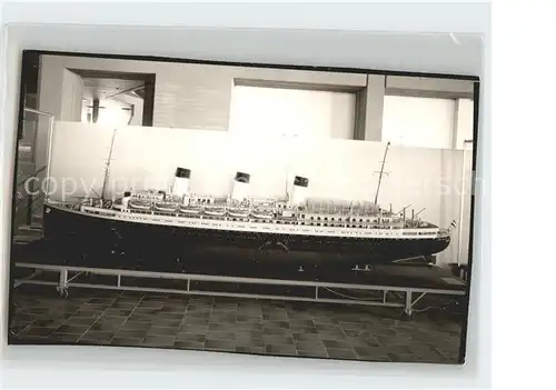 Dampfer Oceanliner Schifffahrtsmuseum Bremerhaven  Kat. Schiffe