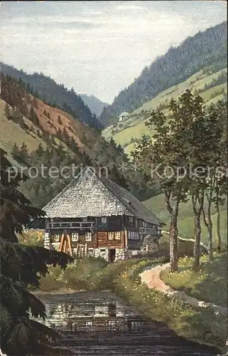 Lederle Karl Hochschwarzwald Schwarzwaldhaus Kat. Schwarzwaldkuenstler