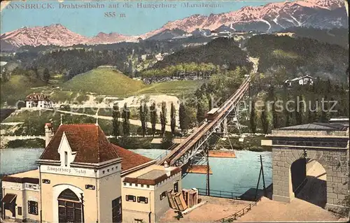 Zahnradbahn Hungerburg Mariabrunn Innsbruck  Kat. Bergbahn