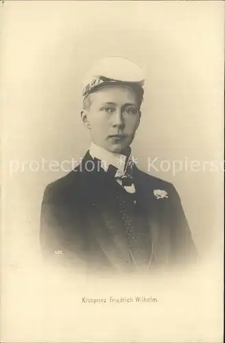 Adel Preussen Kronprinz Friedrich Wilhelm  Kat. Koenigshaeuser