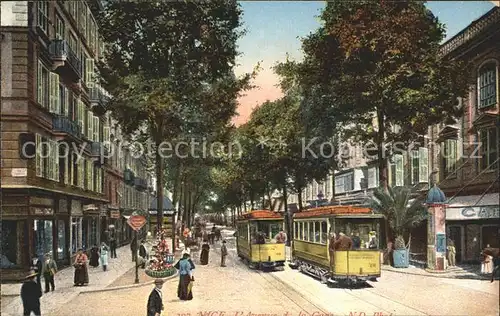 Strassenbahn Nice Avenue de la Gare  Kat. Strassenbahn