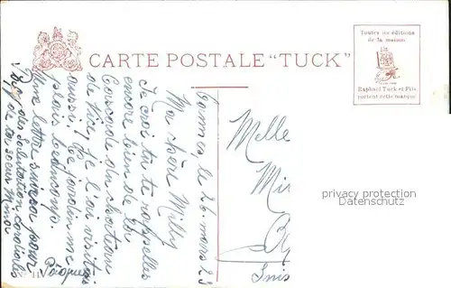 Verlag Tucks Oilette Nr. 44 Nice Cascade du Chateau N. Beraud  Kat. Verlage