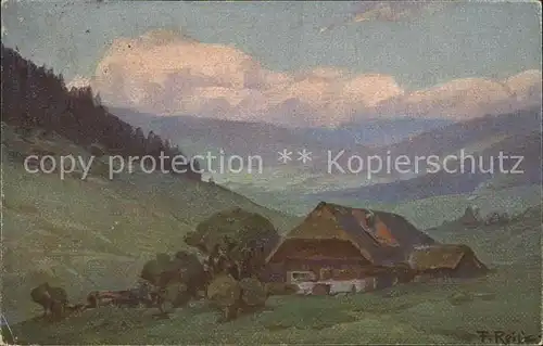 Reiss Fritz Sommer im Schwarzwald  Kat. Schwarzwaldkuenstler