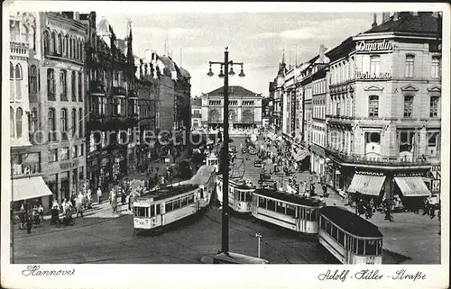 Strassenbahn Hannover A. H. Strasse  Kat. Strassenbahn