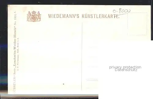 Verlag Wiedemann WIRO Nr. 1831 A Loschwitz Weisser Hirsch Zahnradbahn Kat. Verlage