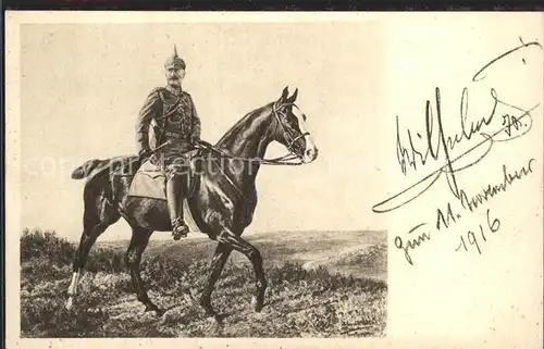 Wilhelm II Jubilaeumssammlung Frauenverein Wiesbaden Kriegsfuersorge  Kat. Persoenlichkeiten