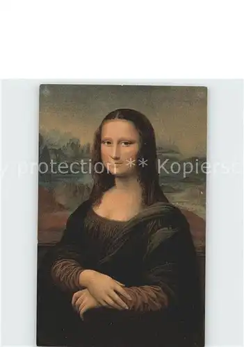 Leonardo Da Vinci La Joconde Mona Lisa  Kat. Persoenlichkeiten