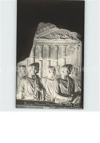 Skulpturen Corteo Imperatore Traiano Roma Museo Nazionale  Kat. Skulpturen