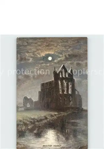 Kuenstlerkarte Whitby Abbey  Kat. Kuenstlerkarte
