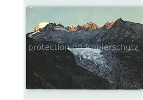 Gletscher Rhonegletscher Galenstock  Kat. Berge