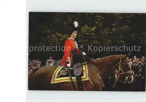 Adel England Queen Elizabeth II. London Horse Guards  Kat. Koenigshaeuser