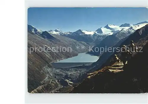 Wandern Plattjen Saas Tal Mattmark Stausee Monte Moro Faderhorn Kat. Berge