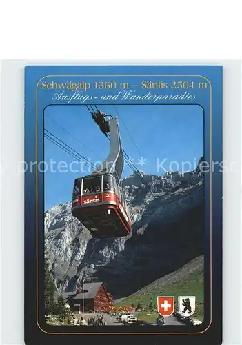 Seilbahn Schwaegalp Saentis  Kat. Bahnen