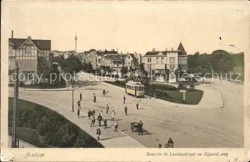 Strassenbahn Arnhem Sweerts de Landasstraat Zijpend. weg Kat. Strassenbahn