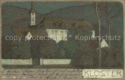 Liebermann Ernst Kloster  Kat. Kuenstlerkarte