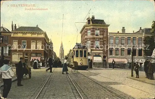 Strassenbahn  s Gravenhage Boekhorststraat Kat. Strassenbahn