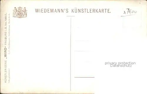 Verlag Wiedemann WIRO Nr. 1988 A Freiburg im Breisgau Martinstor  Kat. Verlage