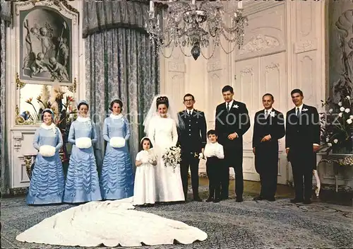 Adel Niederlande Hochzeit Prinzessin Margriet Pieter van Vollenhoven  Kat. Koenigshaeuser