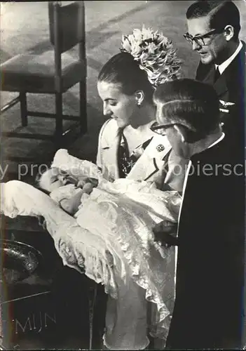 Adel Niederlande Taufe Prinz Maurits Prinzessin Margriet Pieter van Vollenhoven Kat. Koenigshaeuser