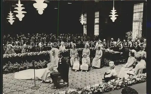 Adel Niederlande Hochzeit Prinzessin Beatrix Prinz Claus Stadhuis Amsterdam Kat. Koenigshaeuser