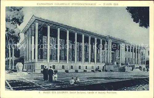 Exposition Coloniale Paris 1931 Musee des Colonies  Kat. Expositions